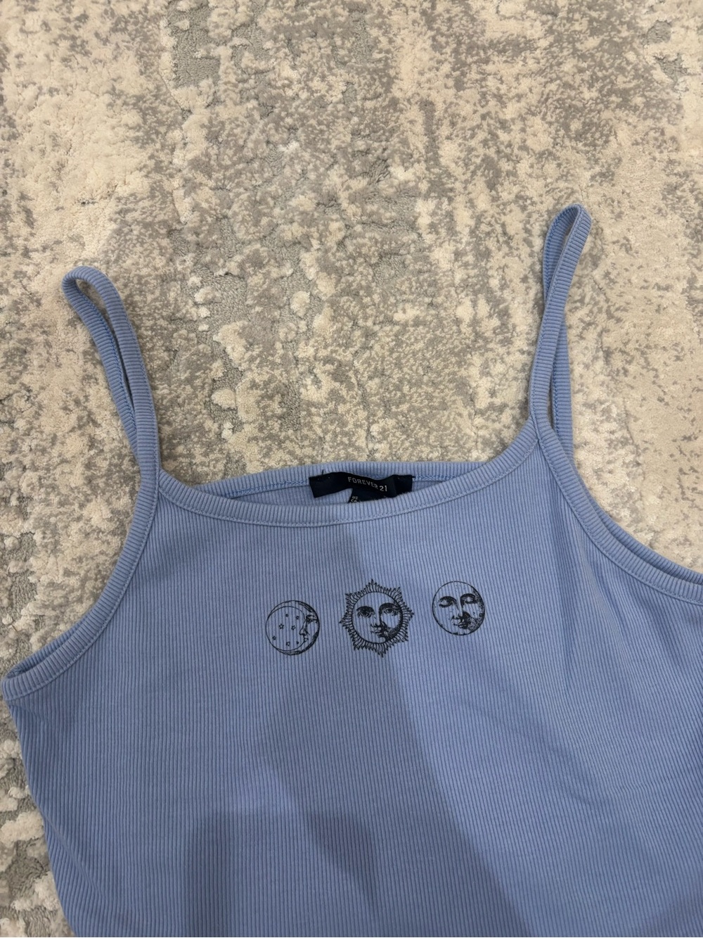 Forever 21 Ribbed Sun & Moon Cami - Picture 2 of 3